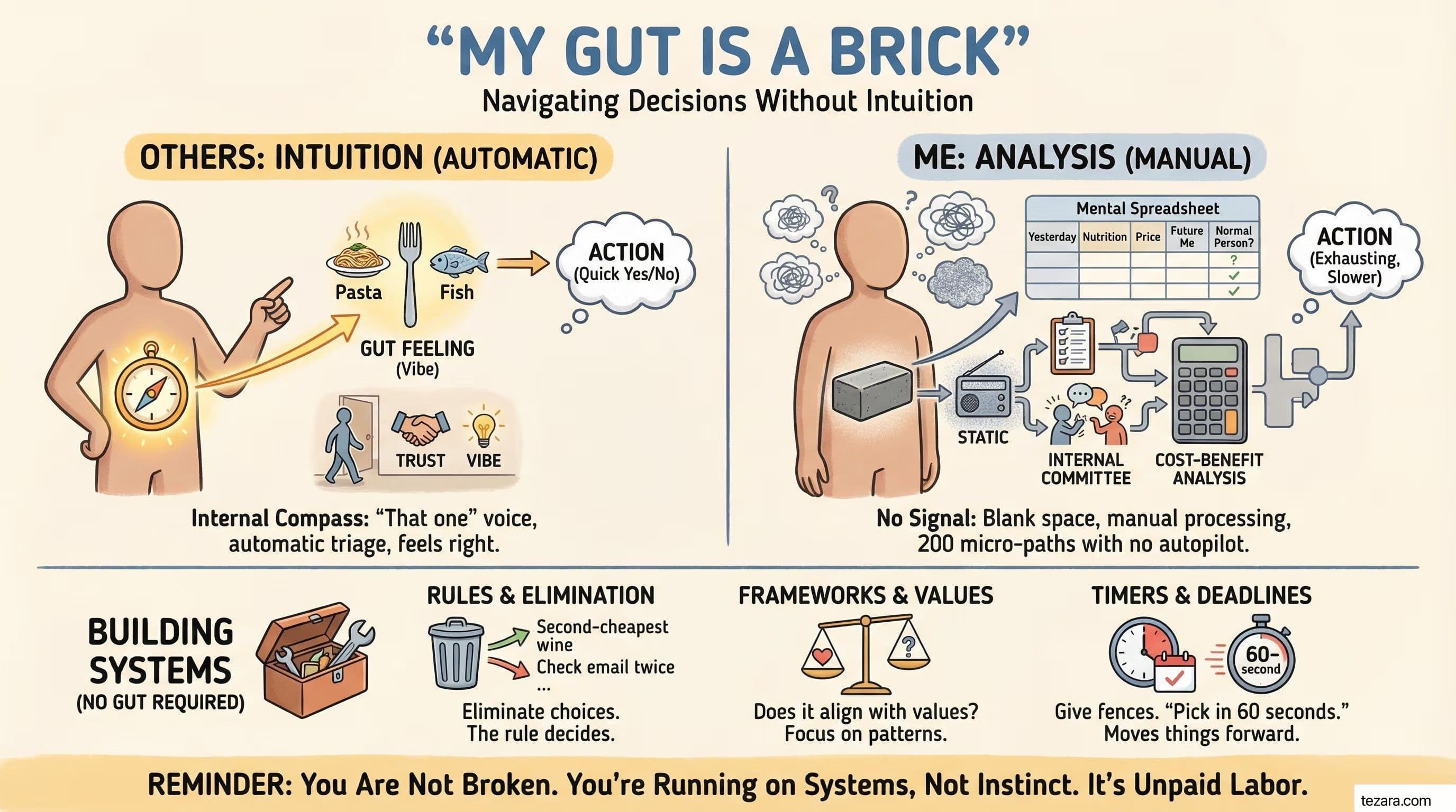 My Gut Is a Brick